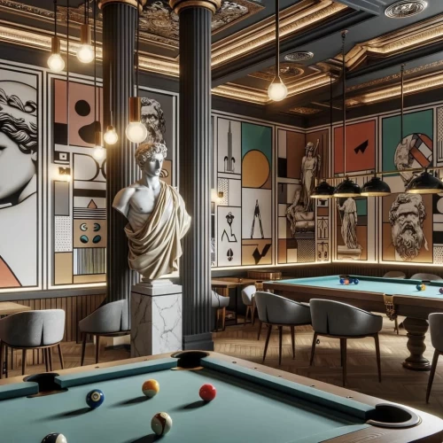 Thiết kế quán Billiard cổ điển